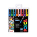 Posca Uni Posca PC-3M Paint Marker Fine Sparkling (Pack of 8) - GRAFFITI GALLERY