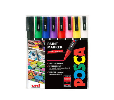 Posca PC-3M Set of 8