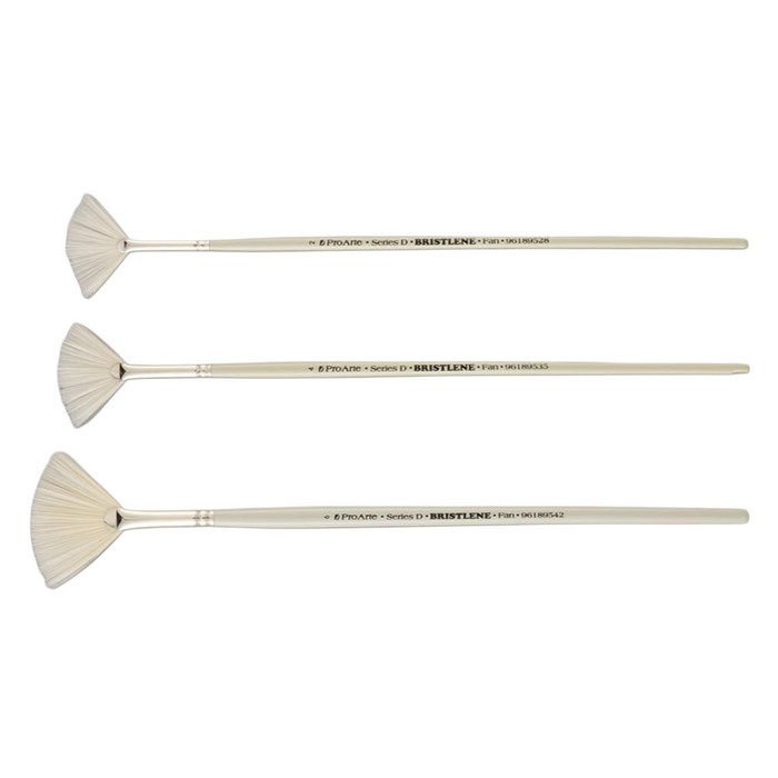 Pro Arte Series D Bristlene Fan Brushes