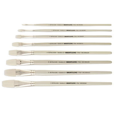 Pro Arte Series D Bristlene Flat Brushes