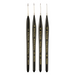 Pro Arte W12 miniature painting brush set with fine synthetic detail brushes for acrylic and oil painting