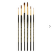 Professional product image of the Pro Arte W14 Sablene Brush Set featuring wave synthetic watercolour brushes in branded packaging with round and flat brush shapes.