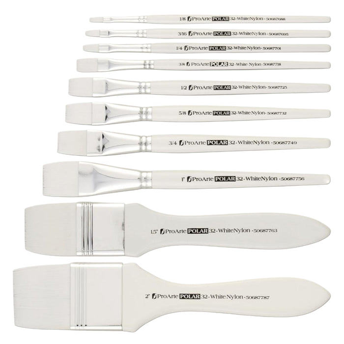 Pro Arte Series 32 Polar Flat Brushes
