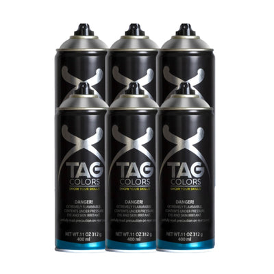 TAG COLORS Silver Surfer Pack of 6