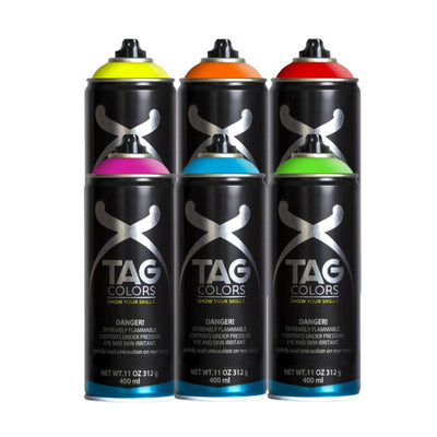 TAG Colors Vibrant Pack of 6