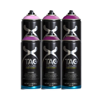 TAG Colors Purple Tones Pack of 6