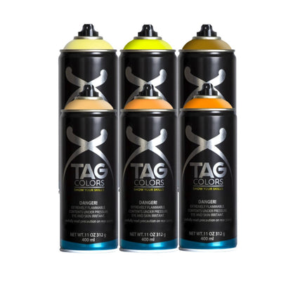 TAG Colors Yellow Tones Pack of 6