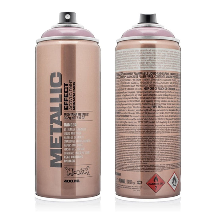 MONTANA METALLIC EFFECT SPRAY PAINT 400ML