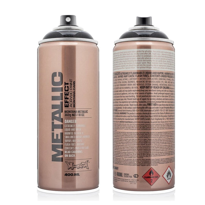 MONTANA METALLIC EFFECT SPRAY PAINT 400ML