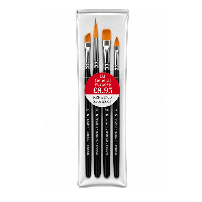 Pro Arte General Purpose Brush Pack B3