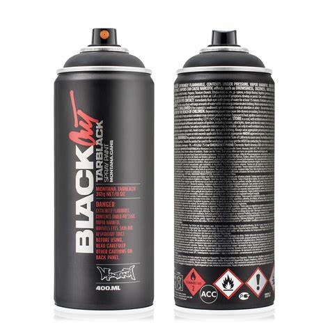 Montana Blackout Tar Black Spray Paint