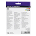 Daler Rowney Simply Double Tip Markers, back of pack showing 24 assorted colours - Graffiti Gallery