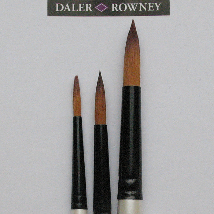 Daler Rowney Graduate All Purpose Synthetic Round Brush Set of 3 - Graffiti Gallery