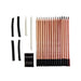 Daler Rowney Simply Sketching Pencils Technique Set, 40 pieces laid out - Graffiti Gallery