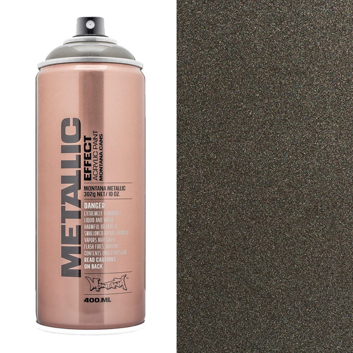 Montana Metallic Effect Spray Paint 400ml, Graphite EMC7060 - Graffiti Gallery
