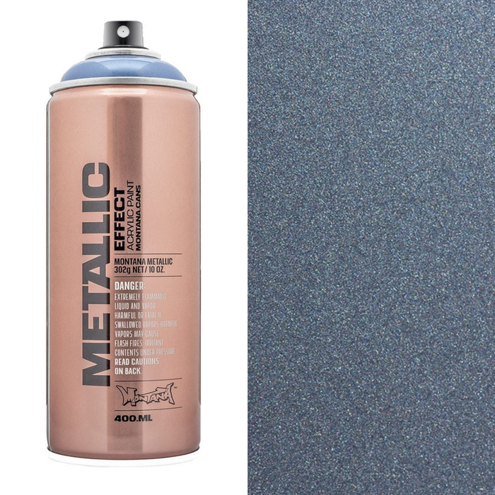 Montana Metallic Effect Spray Paint 400ml, Ice Blue EMC5030 - Graffiti Gallery