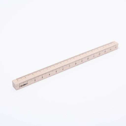 KUM 15cm Square Wood Ruler