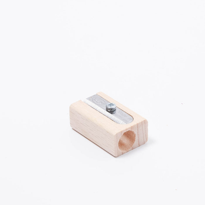 KUM Wood 1 single beech wood block pencil sharpener