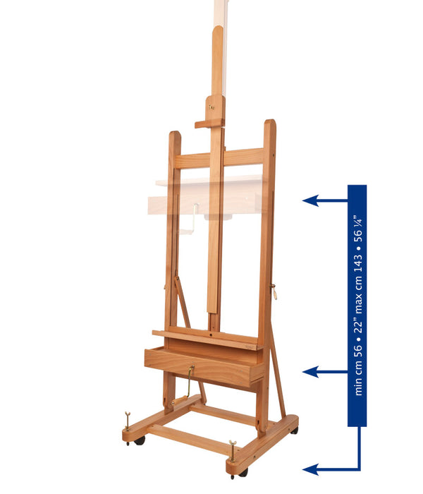 Mabef M/05 Studio Easel – Professional Wooden Artist Easel