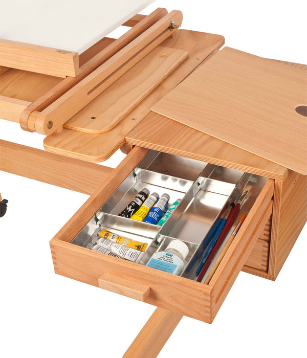 Mabef M/30 Painting Workstation – Professional Wooden Artist Easel Workstation