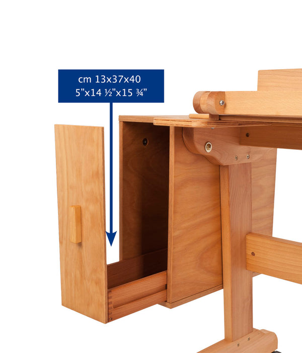 Mabef M/30 Painting Workstation – Professional Wooden Artist Easel Workstation