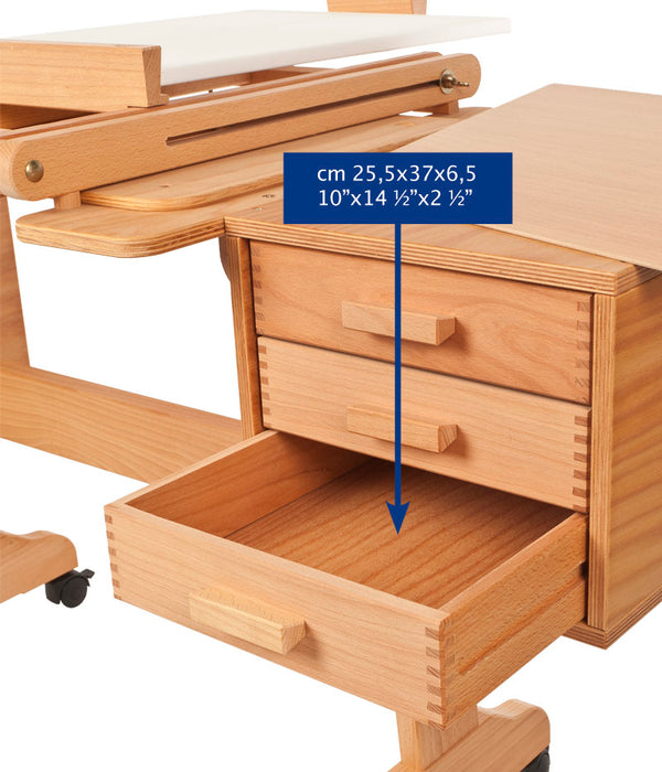 Mabef M/30 Painting Workstation – Professional Wooden Artist Easel Workstation