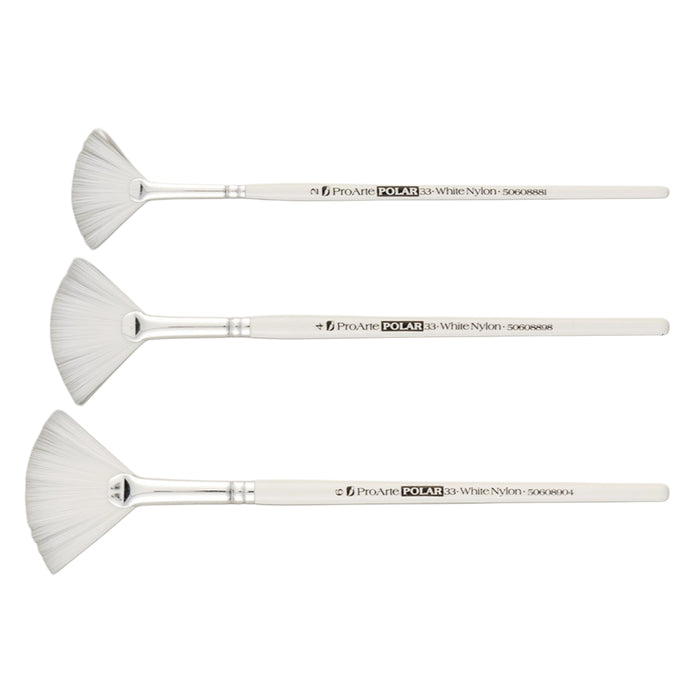 Pro Arte Series 33 Polar Fan Brushes