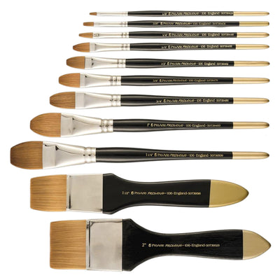Pro Arte Series 106 Prolene One Stroke Brushes