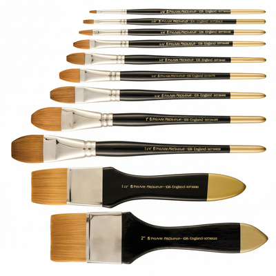 Pro Arte Series 106 Prolene One Stroke Brushes